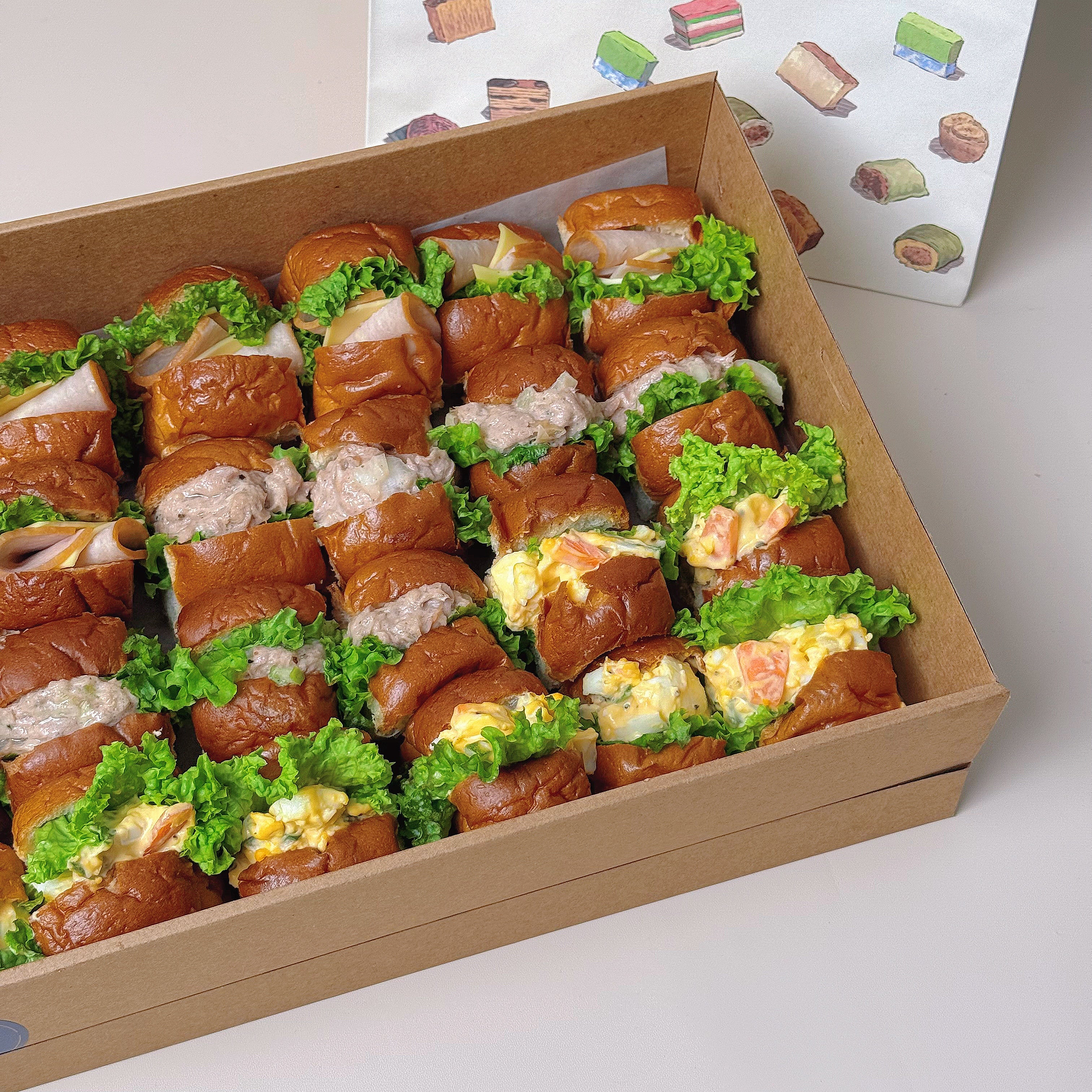 24 pcs Mini Sandwiches – OLLELLA