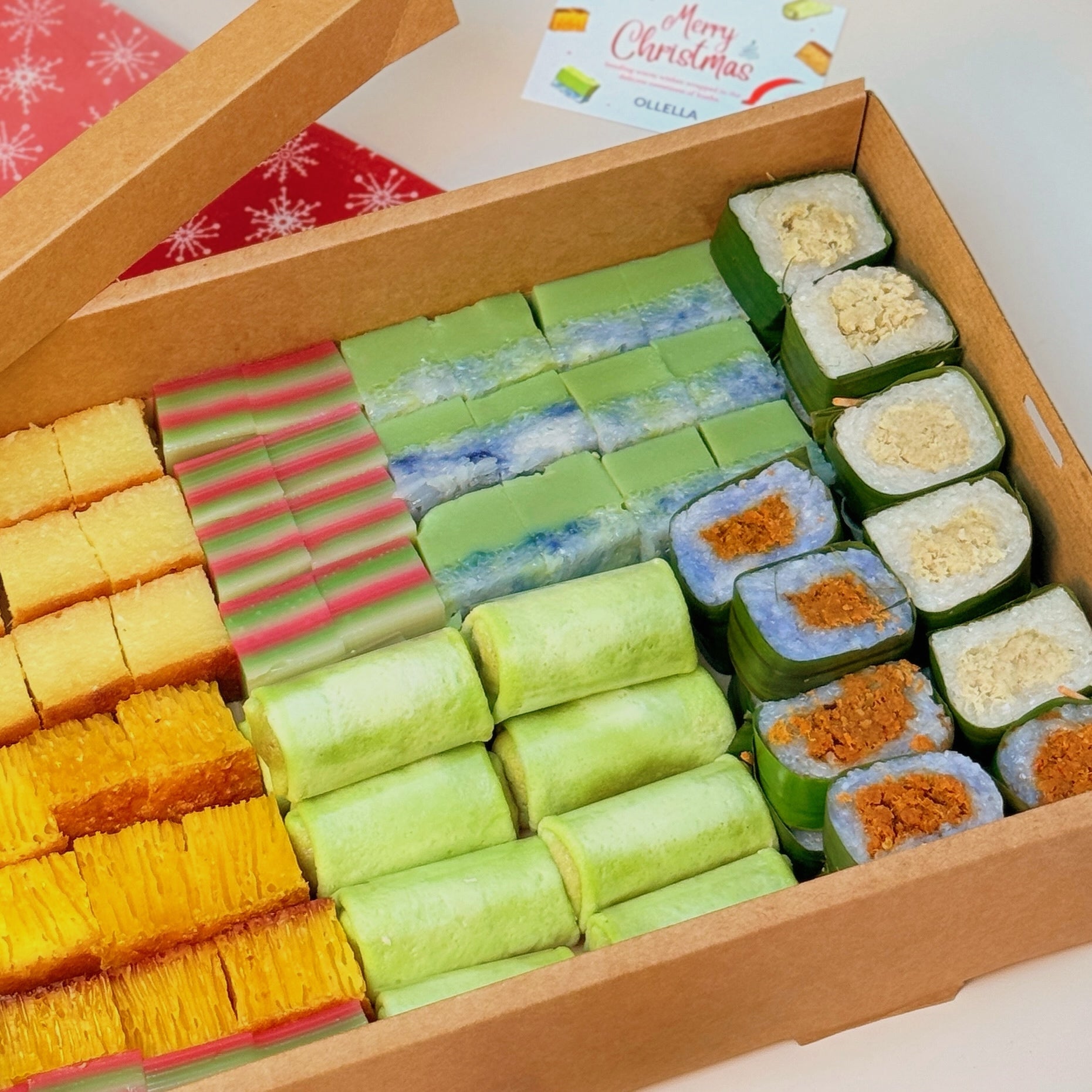 Bite-size Large Kueh Box (78pcs) Christmas Edition
