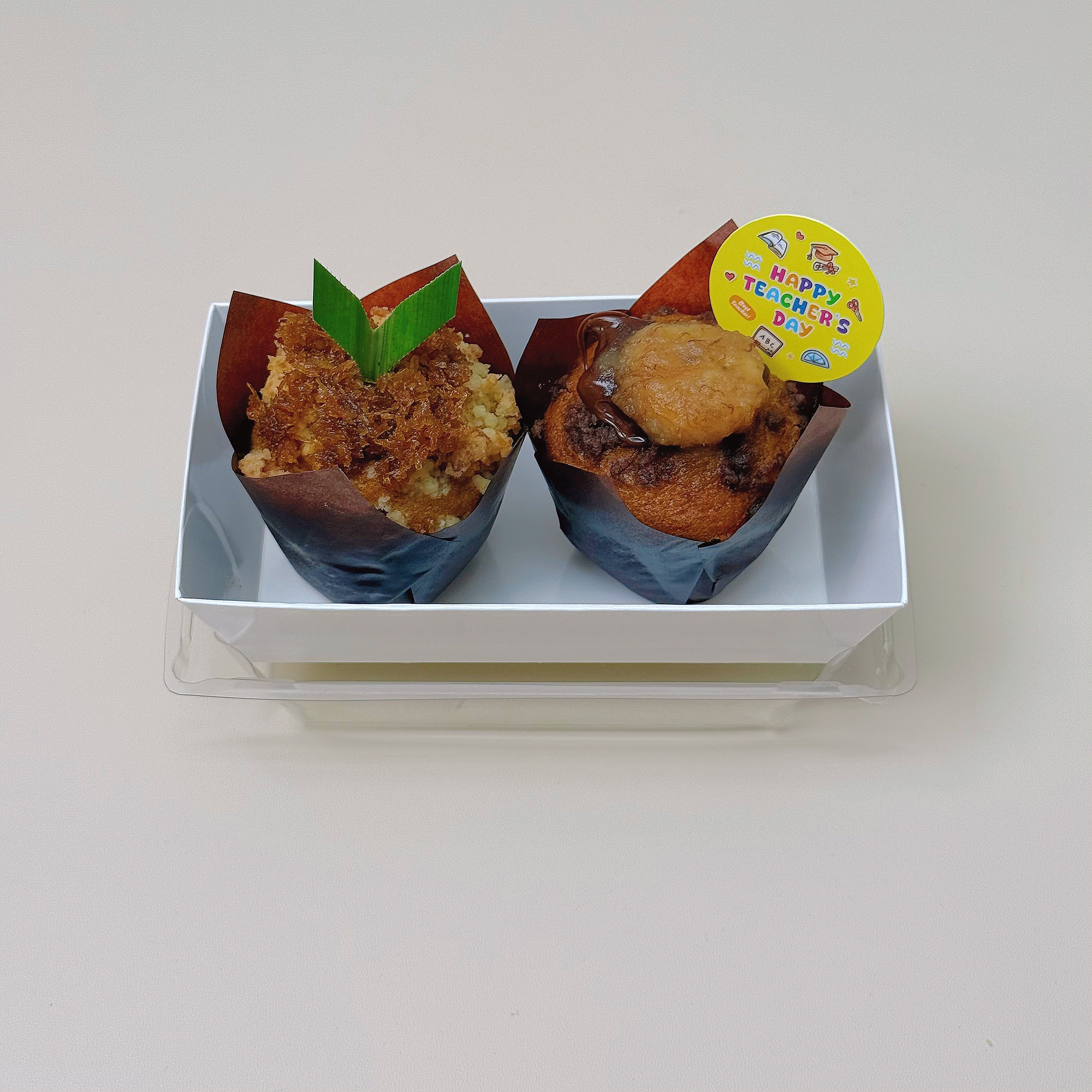 2 pcs mini muffins (Teacher's Day edition)