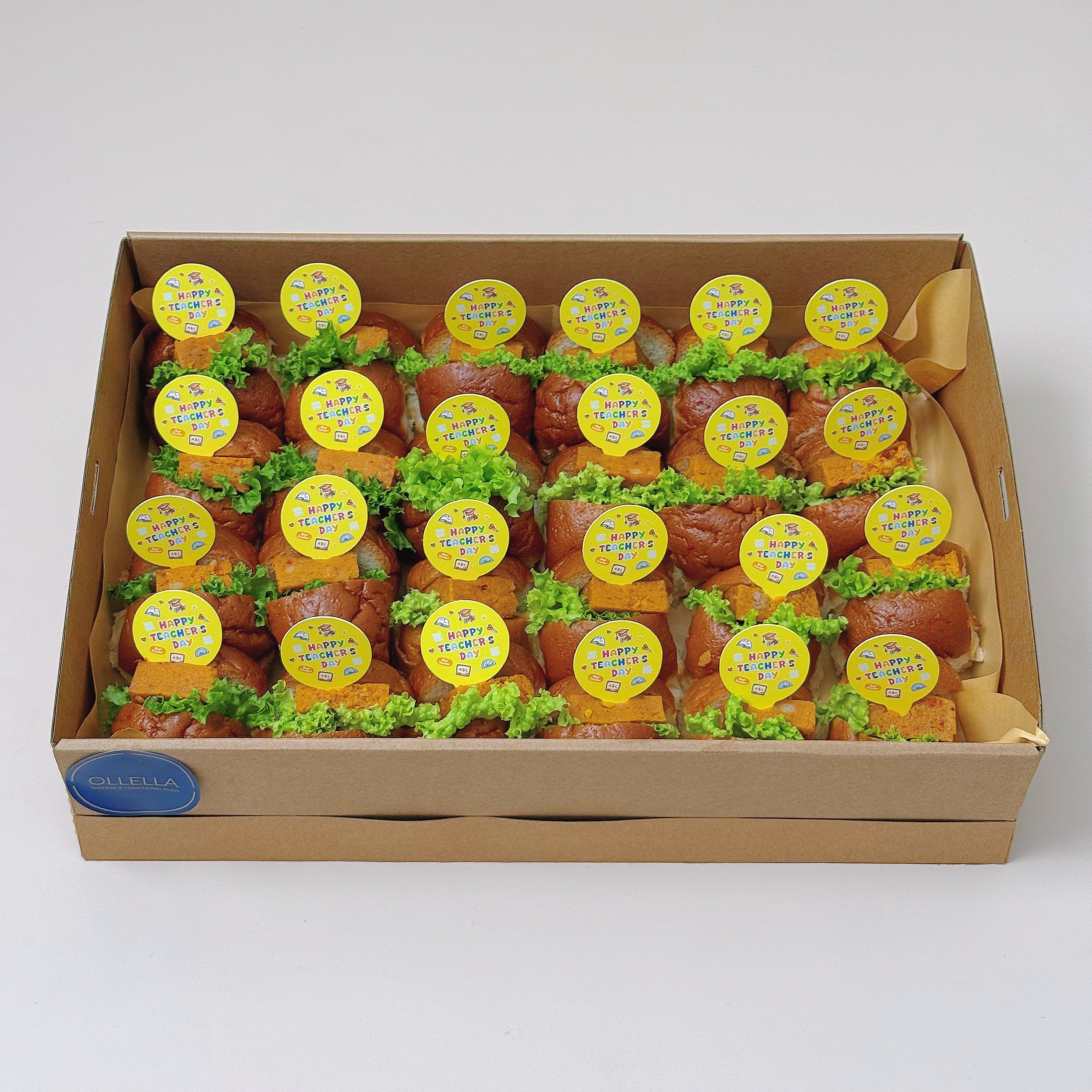24 pcs Mini Brioche Sandwiches (Teacher's Day Edition)