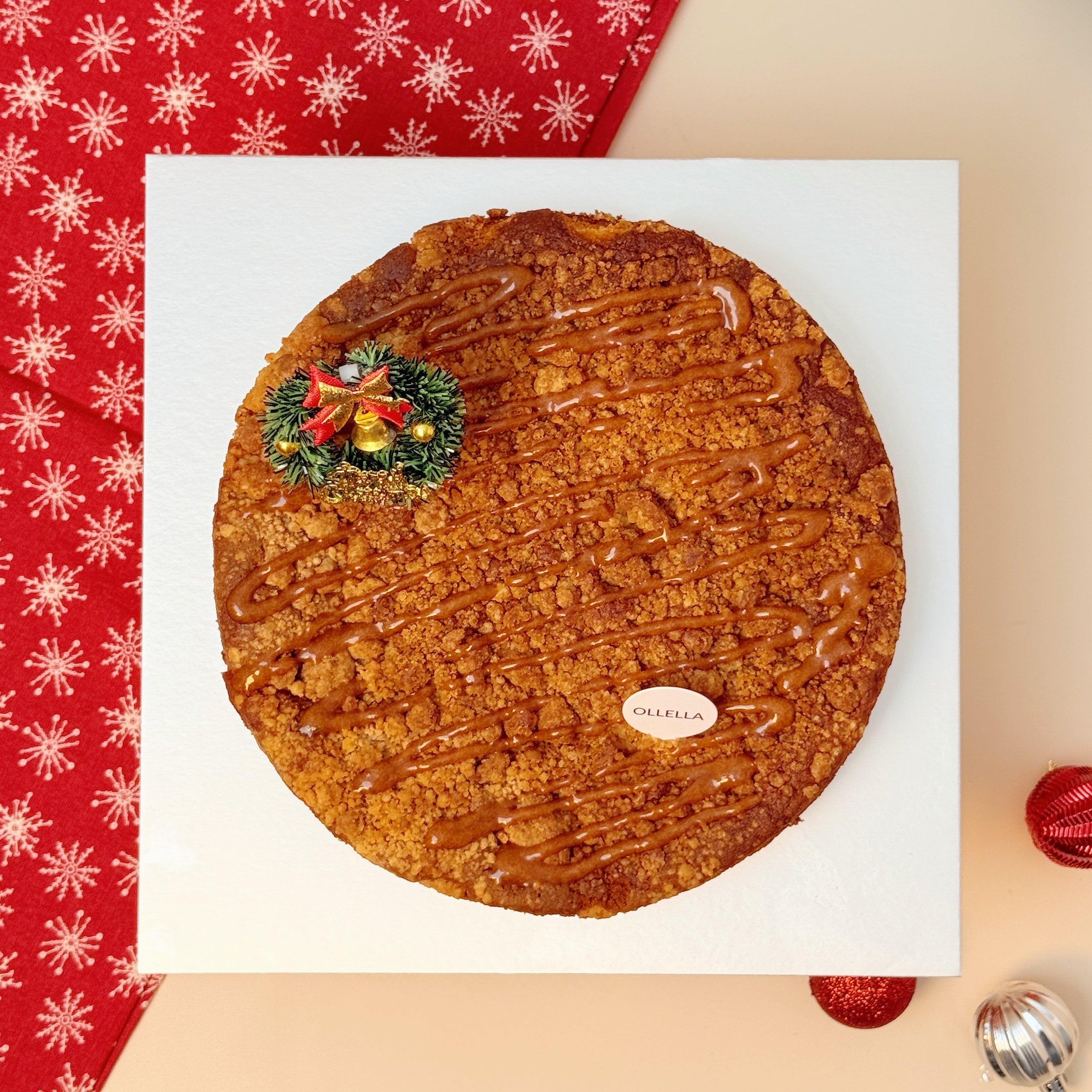 Apple Streusel Cake (9" about 10-12 slices)