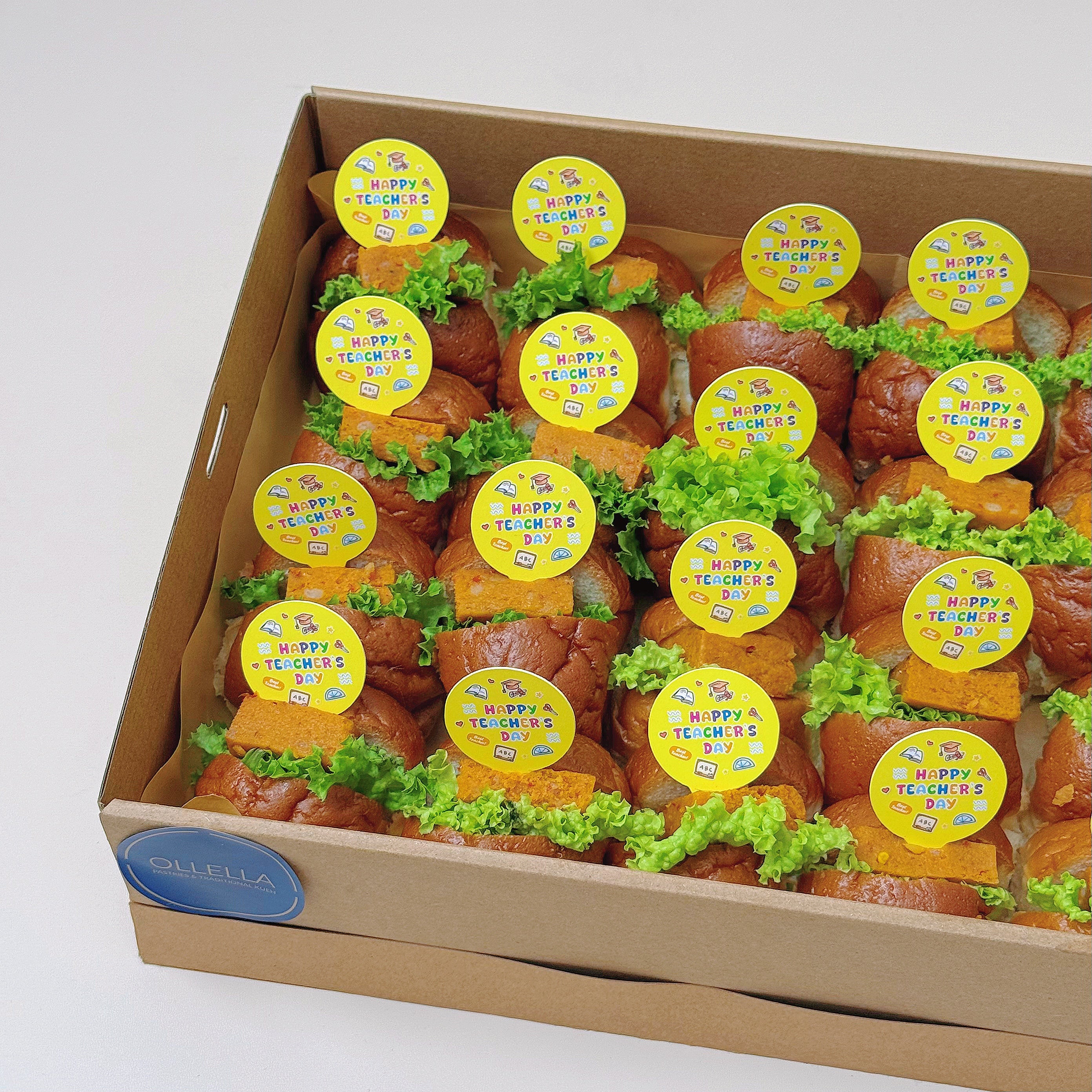 24 pcs Mini Brioche Sandwiches (Teacher's Day Edition)