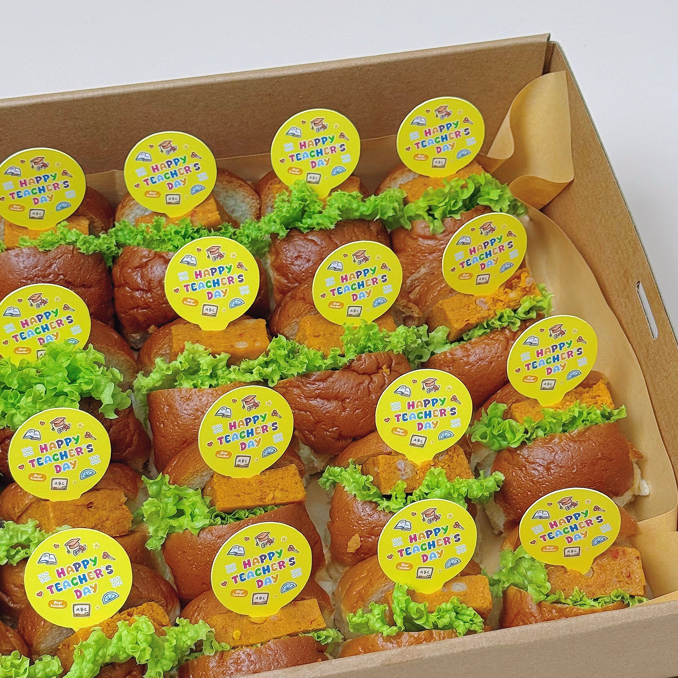 24 pcs Mini Brioche Sandwiches (Teacher's Day Edition)