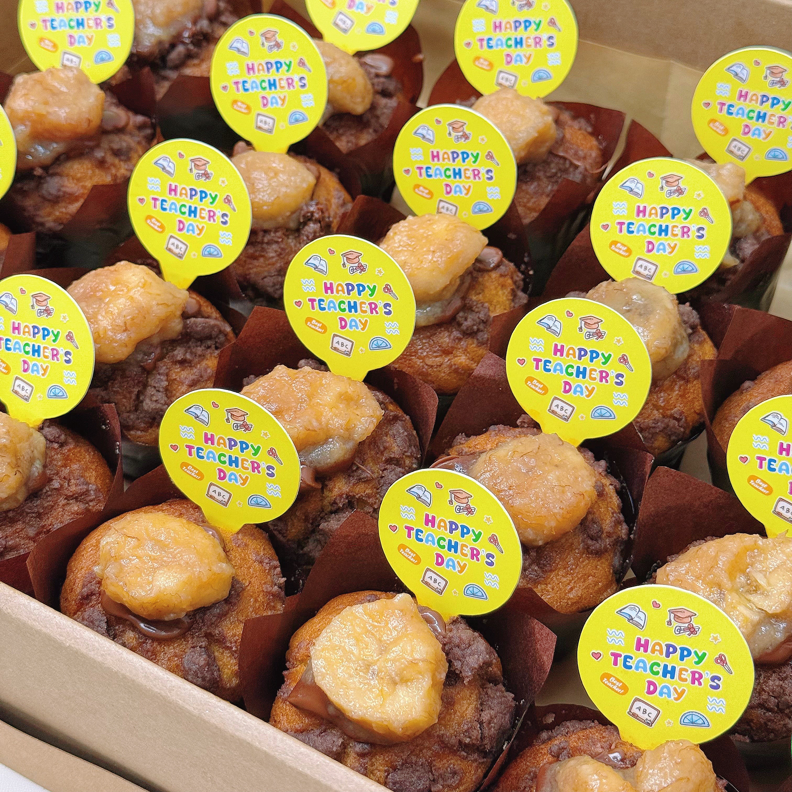 24 pcs mini muffins (Teacher's Day edition)
