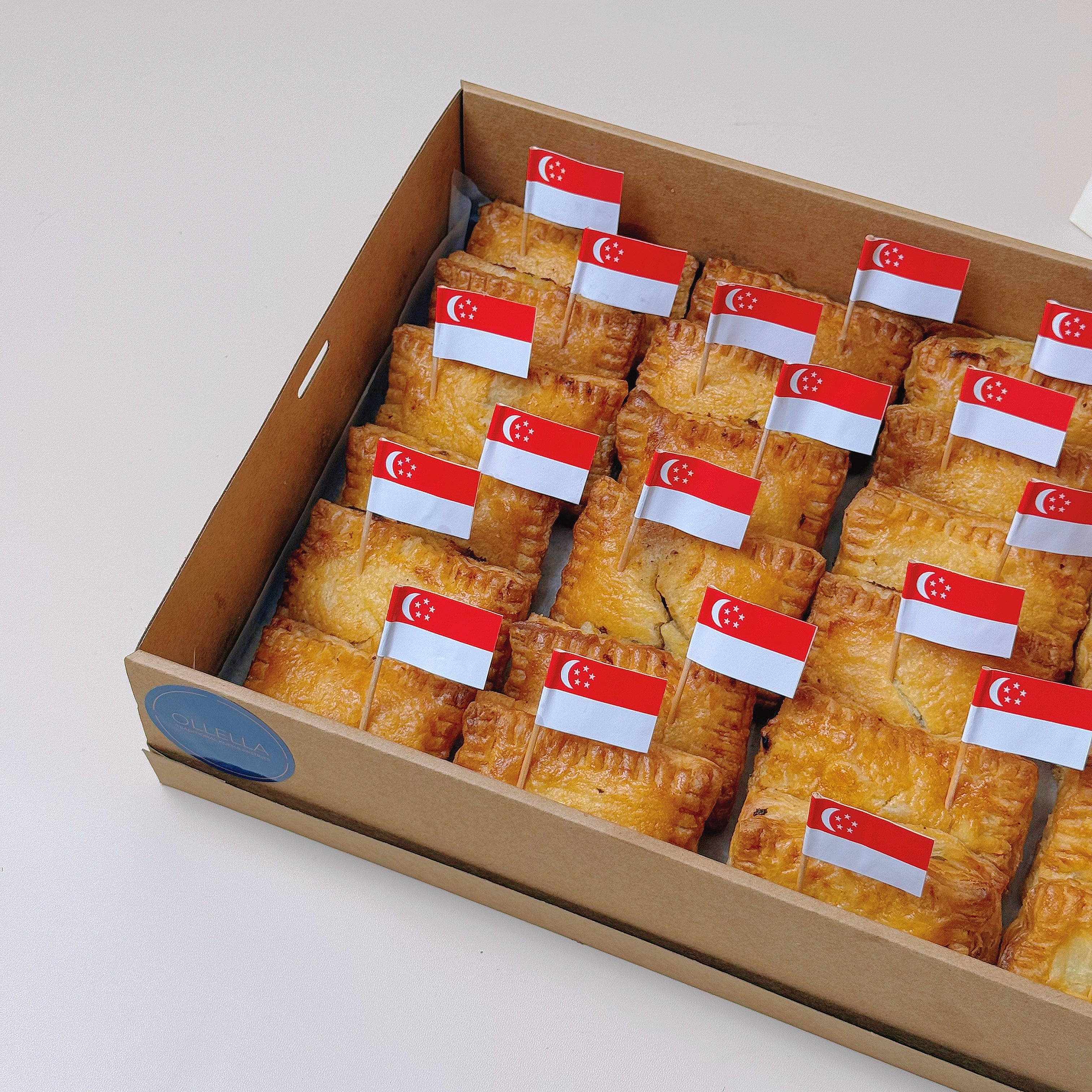 24 pcs mini puff pastries (National Day Edition)