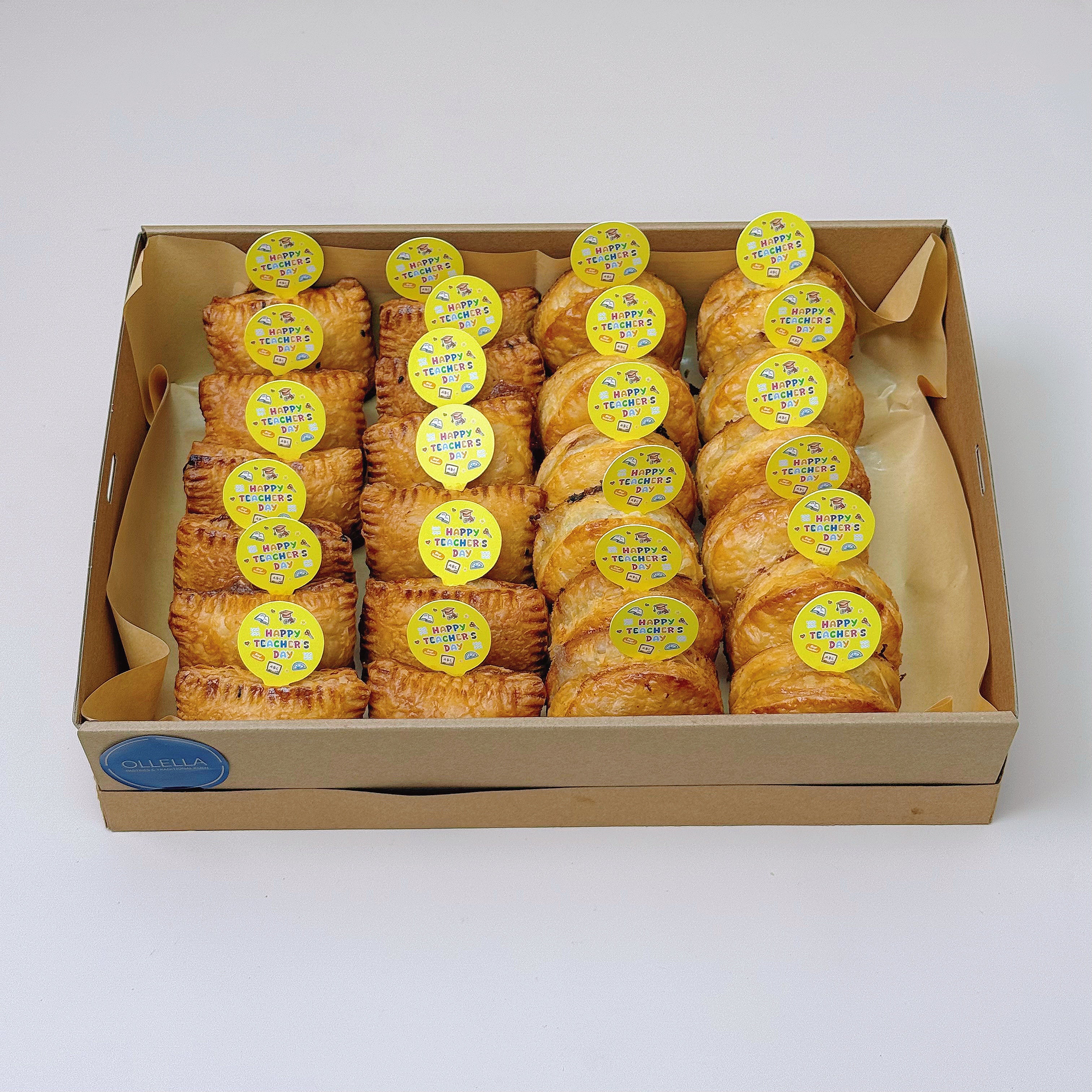 24 pcs mini puff pastries (Teacher's Day edition)