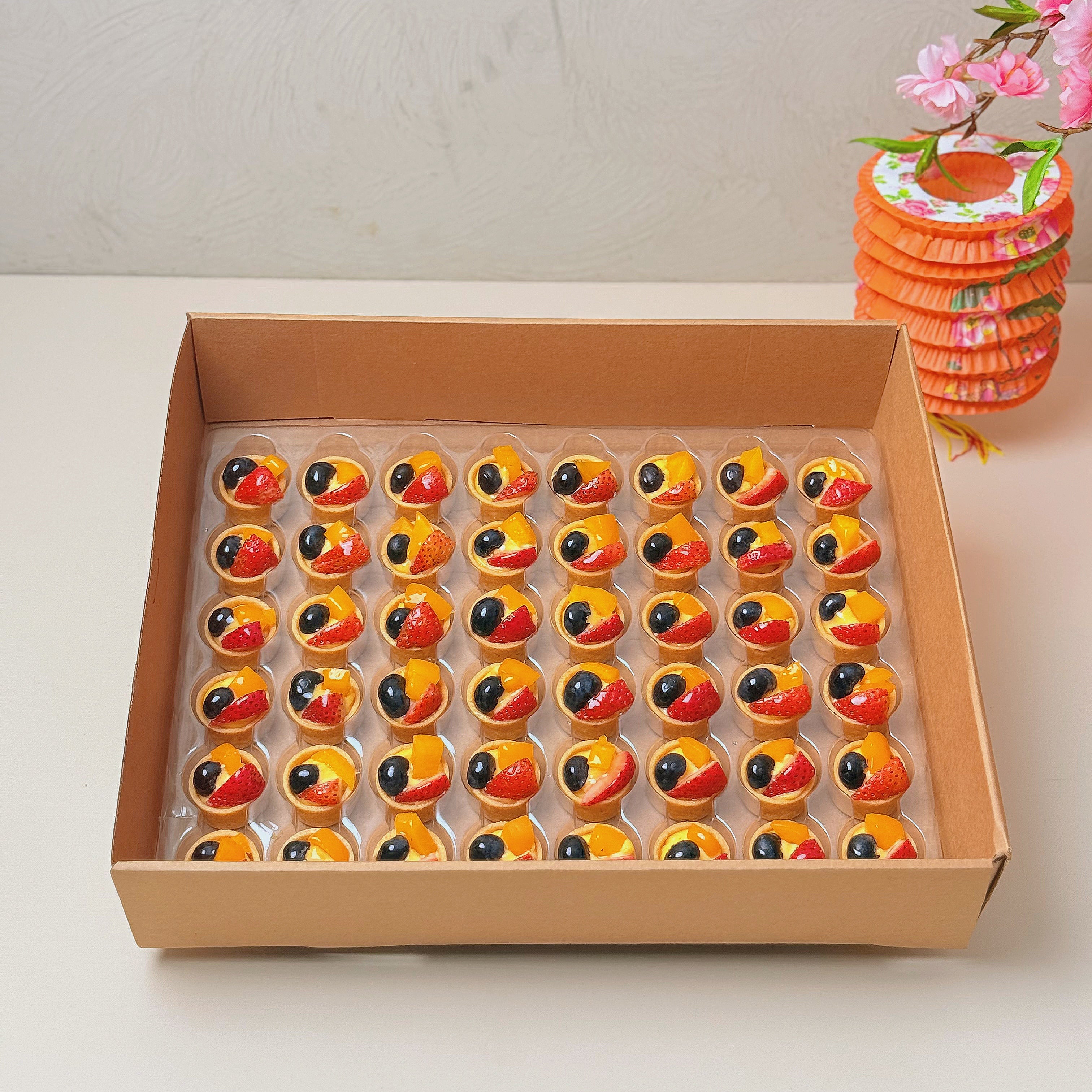 48 pcs Mini Fruit Tartlets