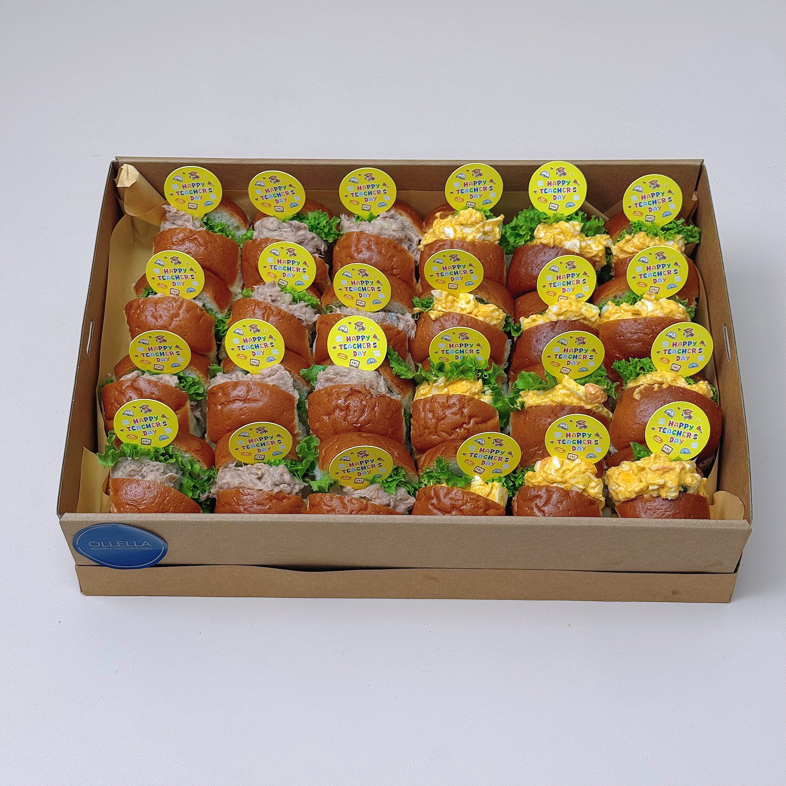 24 pcs Mini Brioche Sandwiches (Teacher's Day Edition)